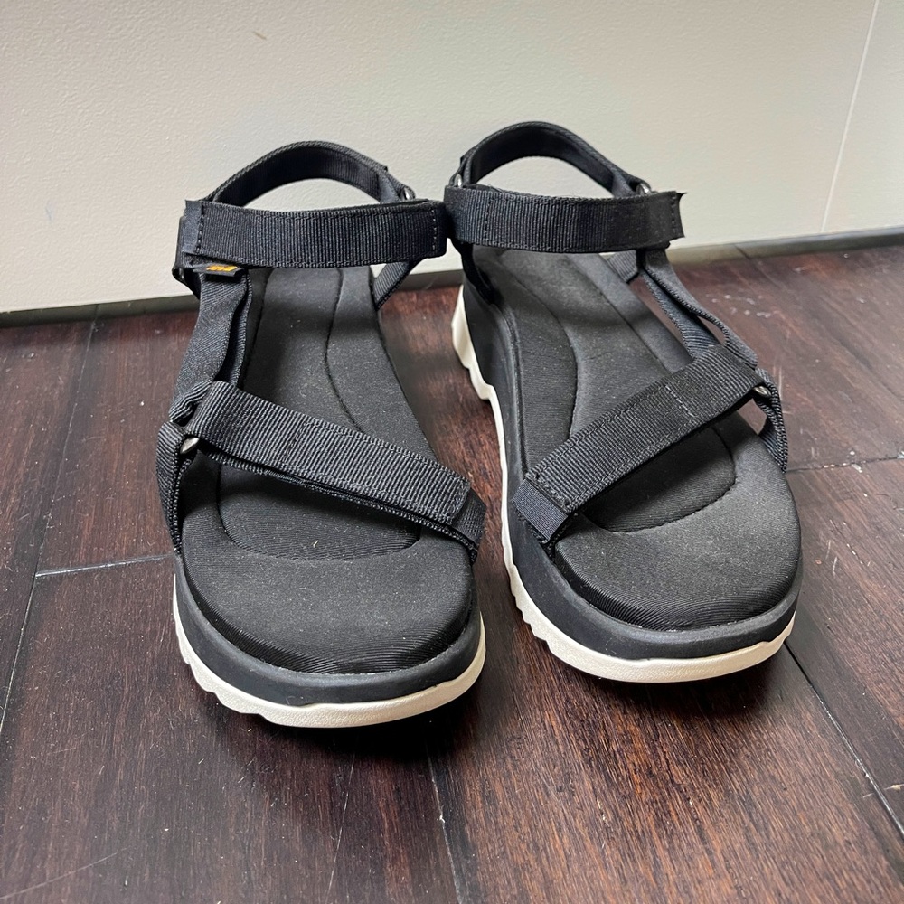 Teva Black Sport Platform Sandals